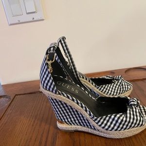 Guess wedge heels. Size 5